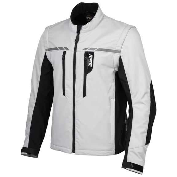 MSR Legend Offroad Jacket for Dirt Bike Motocross Dual Sport Medium Arctic Grey