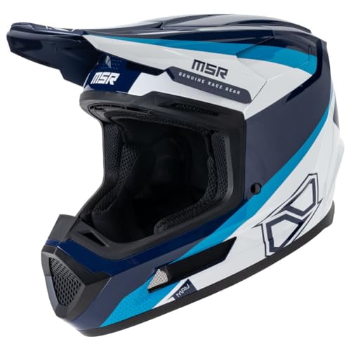 MSR Mav Inertia Dirt Bike Motocross Helmet w/MIPS X-Large Blue/White