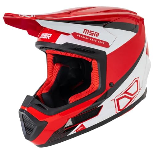 MSR Mav Inertia Dirt Bike Motocross Helmet w/MIPS X-Large Red/White/Black