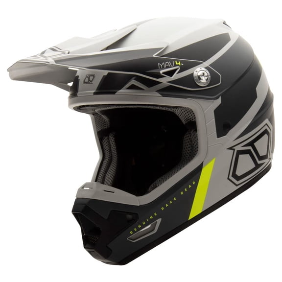 MSR Mav4 Inertia Helmet w/MIPS (X-Small, Grey/Flo Green)