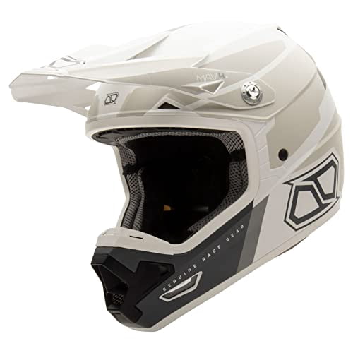MSR Mav4 Inertia w/MIPS Dirt Bike Motocross Helmet (Medium, Whiteout)