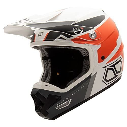 MSR Mav4 Inertia w/MIPS Dirt Bike Motocross Helmet (X-Small, Orange)