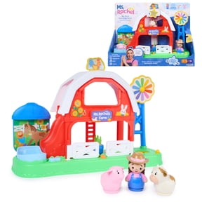 Ms. Rachel Official My First Learning Farm Playset with Songs, Phrases & Animal Figure Toys