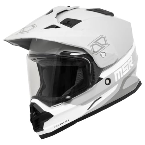 MSR® Xpedition ADV Dirt Bike Motocross Helmet w/MIPS Medium Silver
