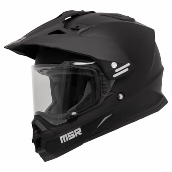 MSR Xpedition ADV Dirt Bike Motocross Helmet w/MIPS XX-Large Solid Matte Black