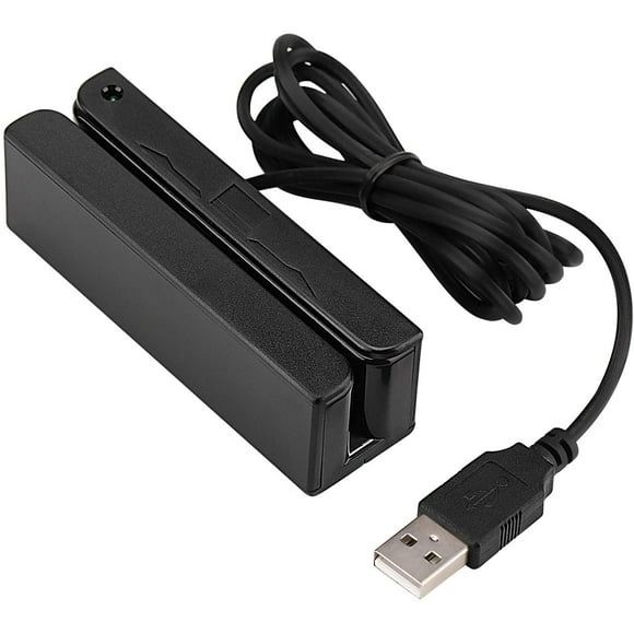 MSR90 USB Swipe Magnetic Credit Card Reader 3 Tracks Mini Smart Card Reader MSR605 MSR606 Deftun