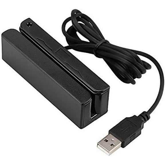 MSR90 USB Swipe Magnetic Credit Card Reader 3 Tracks Mini Smart Card Reader MSR605 MSR606$$Office