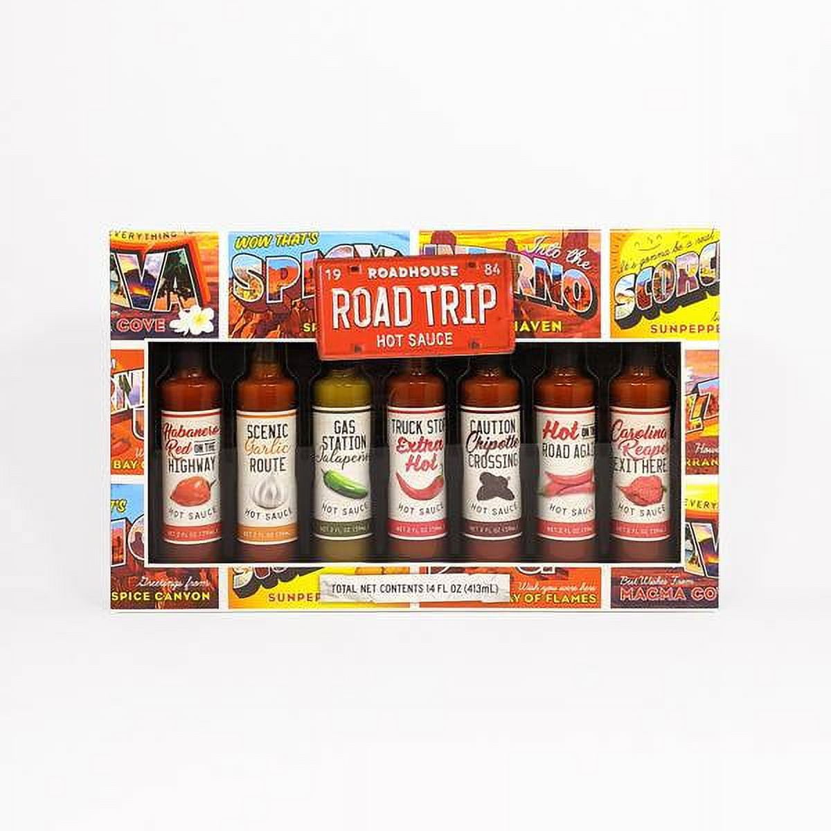 MSRF 7-Piece Road Trip Hot Sauce Gift Pack - Walmart.com