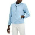 thumbnail image 1 of MSRP $100 Alfani Textured Button-Front Jacket Blue Size XL, 1 of 1