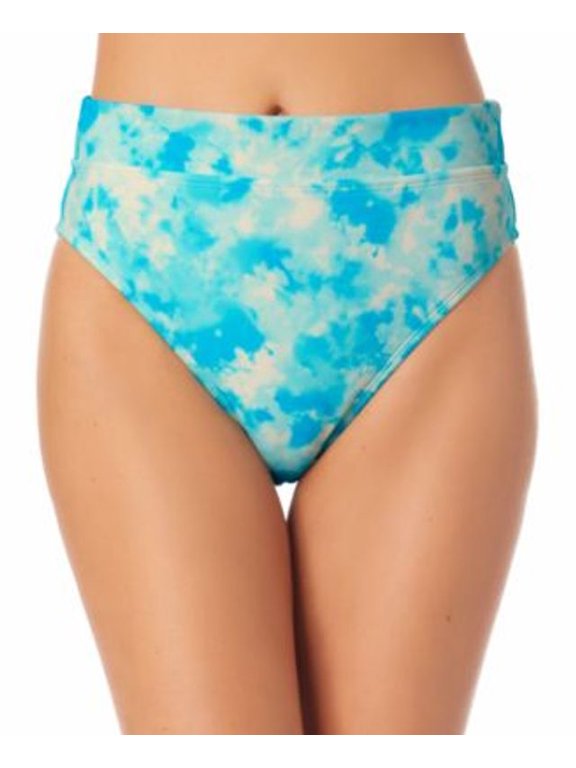 MSRP $20 California Waves Juniors High-Waist Bikini Tie Dye Size Small