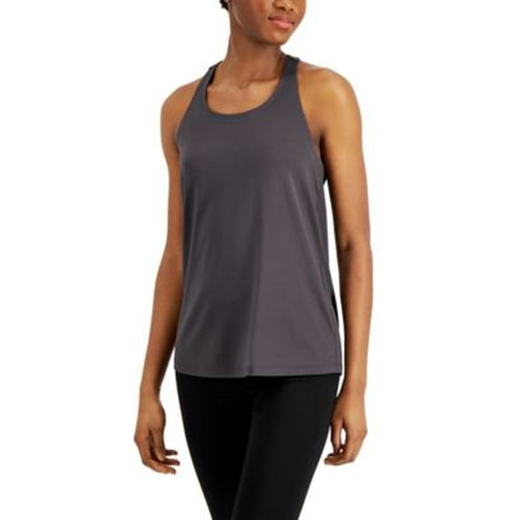 MSRP $20 Id Ideology Active Racerback Tank Top Women's Grey Size Medium