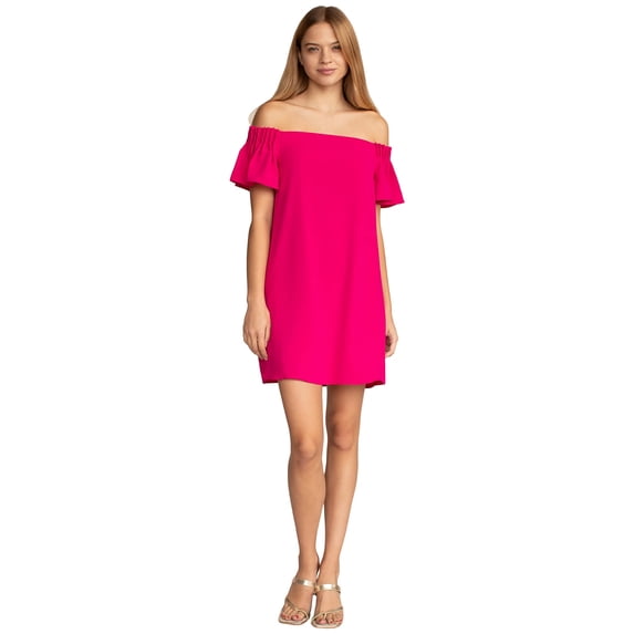 MSRP $278 Trina Turk Exceptional Dress Flash Pink Size Medium