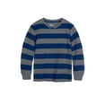 thumbnail image 1 of MSRP $28 Epic Threads Boys Long Sleeve Stripe Thermal T-shirt Blue/Gray Size 6, 1 of 1
