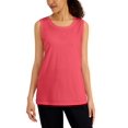 thumbnail image 1 of Karen Scott Womens Tunic Tank Top Peony Coral M, 1 of 1
