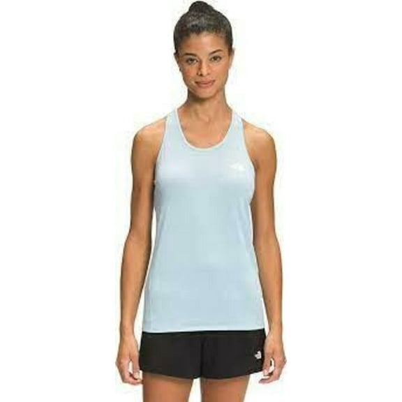 MSRP $35 The North Face Womens Wander Razorback Training Tank Top Blue Size XS
