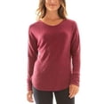 thumbnail image 1 of Bcx Juniors' Waffle-Knit Top Purple Size XL, 1 of 1