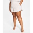 thumbnail image 1 of MSRP $40 Bar III Women Trendy Plus Size French Terry Ruffled Shorts Size 0X, 1 of 1