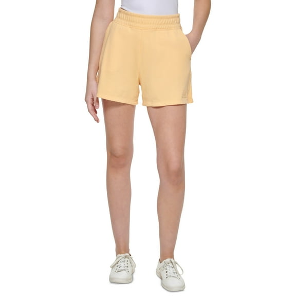 MSRP $40 Calvin Klein Womens Midi Shorts Yellow Size XL