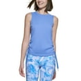 thumbnail image 1 of MSRP $40 Calvin Klein Womens Ruched Side Tie Tank Top Hydrangea Size XS, 1 of 3