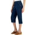 thumbnail image 1 of Karen Scott Womens Denim Comfort Waist Capri Pants Blue Combo 6, 1 of 3