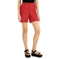 thumbnail image 1 of Style & Co Womens Comfort Waist Cargo Shorts Cherry Bliss 12, 1 of 2