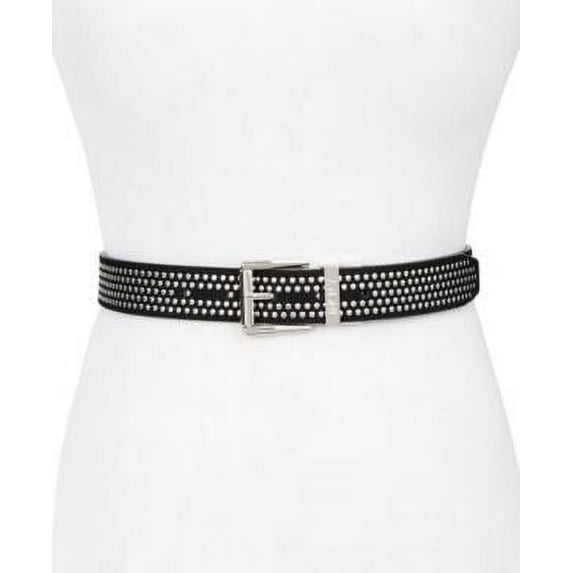 MSRP $44 Dkny Reversible Studded to Pebble Belt Size Large