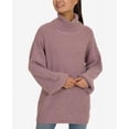 thumbnail image 1 of MSRP $44 Hippie Rose Juniors' Turtleneck Tunic Sweater Purple Size Small, 1 of 1