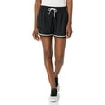 thumbnail image 1 of DKNY Women's High Waist Logo Tape Bike, Black Basketball MESH 3" Short, X-Large, 1 of 2