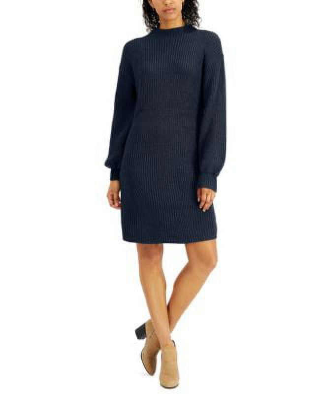 MSRP $45 Style & Co Womens Petite Solid Mock-Neck Sweater Dress Navy Size PP - Walmart.com MSRP $45 Style & Co Womens Petite Solid Mock-Neck Sweater Dress Navy Size PP - Walmart.com