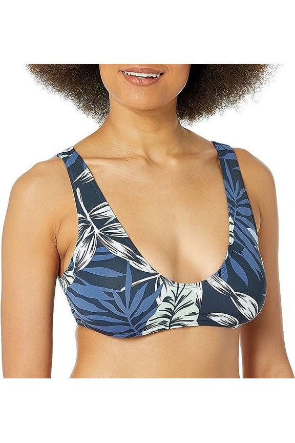 Juniors' Women's Multicolor Bralette Bikini Top Swim L NWT