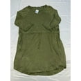 thumbnail image 1 of MSRP $48 Jamie & Layla Petite French Terry Shirt Tail Dress Green Size XL Petite, 1 of 3