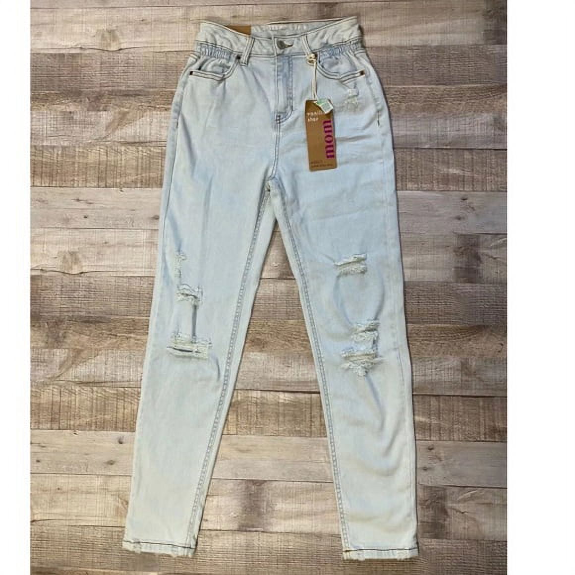 Vanilla Star Blue Jean Patch Flared Denim Jeans/15 