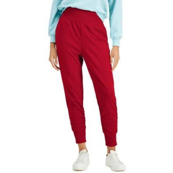MSRP $50 Inc International Concepts High-Rise Terry Joggers Red Size XL