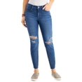 thumbnail image 1 of MSRP $50 Style & Co Curvy-Fit Ripped Skinny Jeans Blue Size 4, 1 of 1