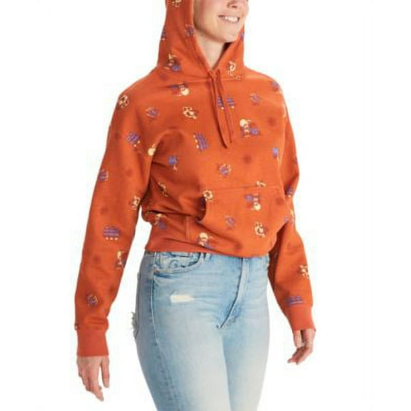 Marmot Womens Printed Dj Javier Hoodie Amber Dj Javier XS