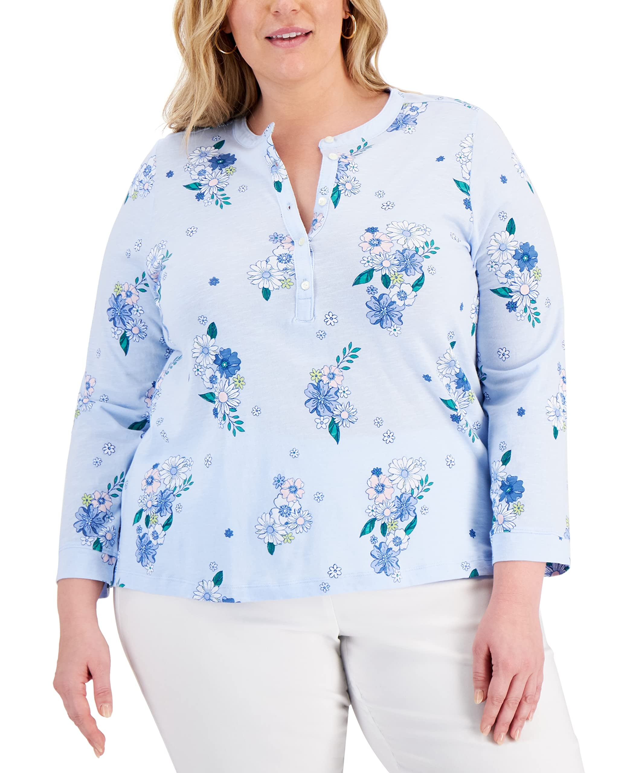 Style and company plus size tops hot sale