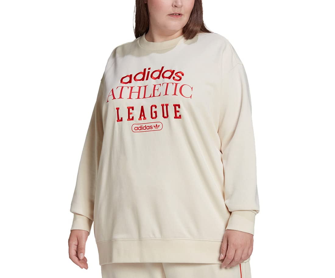 MSRP 60 Adidas Plus Size Logo Print Women s Active Sweatshirts Size 2X Walmart