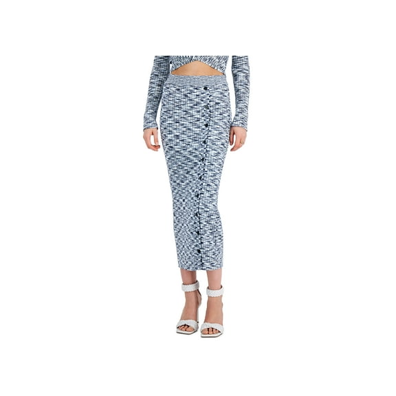 MSRP $60 INC International Concepts Women Marled Long Pencil Skirt Size XS