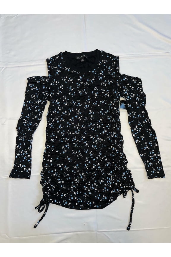 Printed Cold Shoulder Sweater Caro Ditsy XS