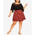 thumbnail image 1 of MSRP $60 Plus Size Island Ditsy Skirt Red Size 20, 1 of 1