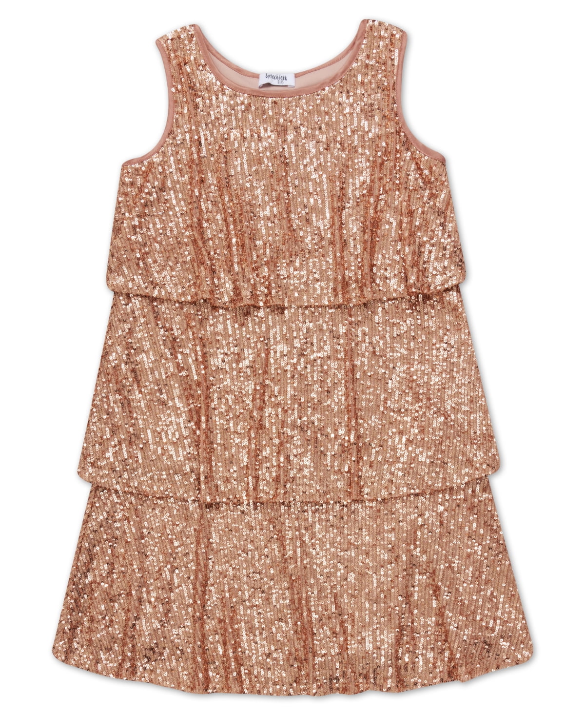 slim fit dress slacks Axel Sequin Mini Dress Gold– Selfie Leslie main image 0