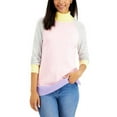 thumbnail image 1 of MSRP $69 Charter Club Womens Colorblocked Turtleneck Sweater Size Large, 1 of 1