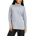 thumbnail image 1 of MSRP $70 Alfani Ribbed Turtleneck Sweater Greystone Gray Size Large, 1 of 1