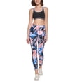 thumbnail image 1 of MSRP $70 Calvin Klein Womens Printed High Rise 7/8 Leggings Blue Multi Size XS, 1 of 3