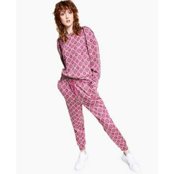 MSRP $70 Inc International Concepts Floral-Print Jacquard Top ONLY Red Size 2XL