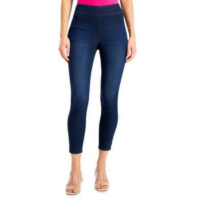MSRP $70 Inc International Concepts Petite Pull-On Jeggings Blue