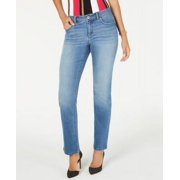 MSRP $70 Inc Straight-Leg Jeans With Tummy Control Blue Size 2