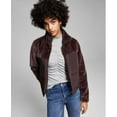 thumbnail image 1 of MSRP $79 And Now This Women's Mixed-Media Puffer Jacket Brown Size Medium, 1 of 1