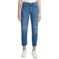 thumbnail image 1 of MSRP $80 Calvin Klein Jeans High-Rise Distressed Ankle Jeans Size 25, 1 of 3