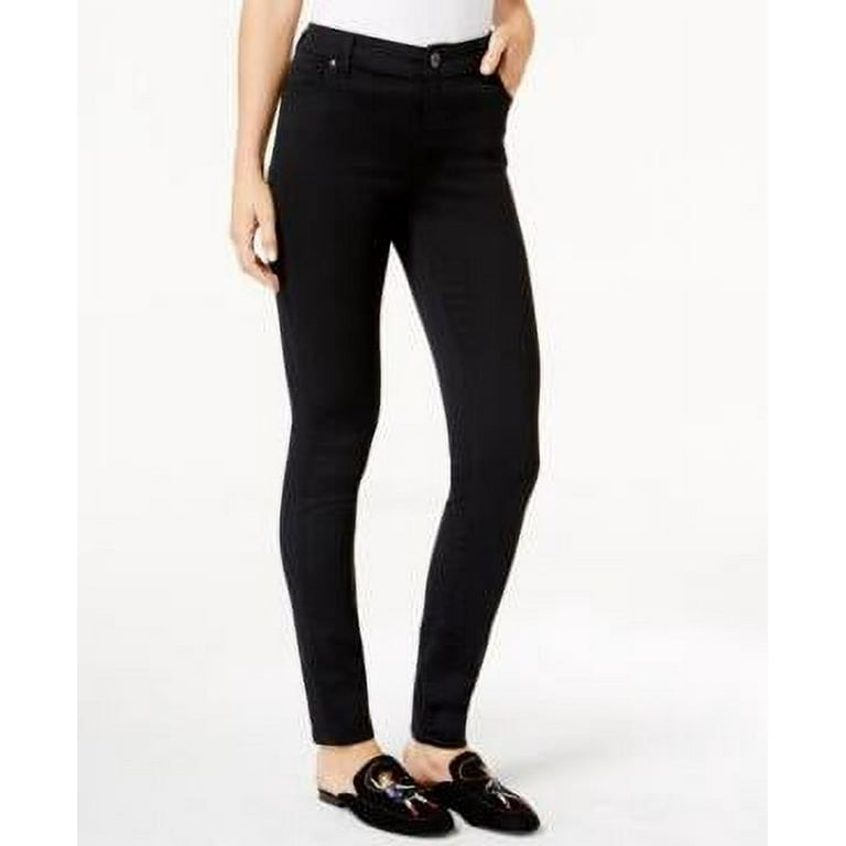 MSRP 80 Inc Essex Curvy Fit Stretch Skinny Jeans Black Size 8